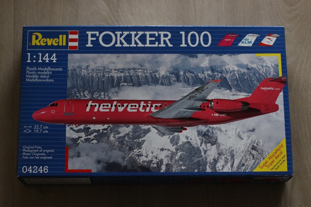 Revell Fokker 100 Modelbouwdoos 1:144, 1:144 tot 1:200, Revell, Nieuw, Ophalen of Verzenden