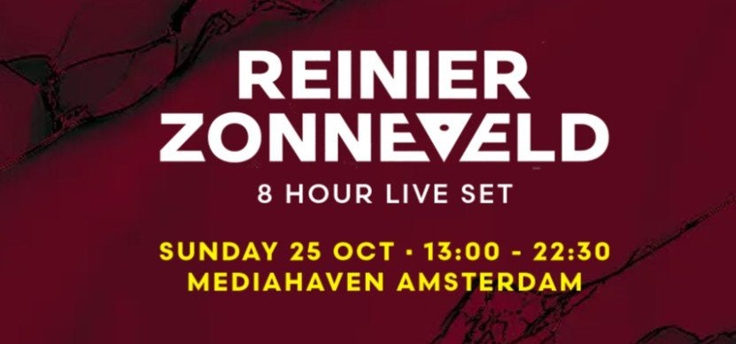 Reinier Zonneveld 8 hours ADE 4x ticket, Drie personen of meer