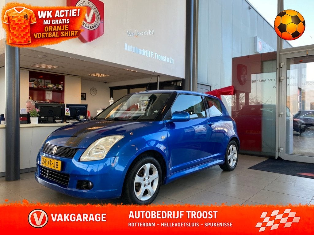 Suzuki Swift 1.3 Exclusive,Airco,Elektrischpakket,Stuurbekra, Auto's, Suzuki, Stof, Gebruikt, Swift, Origineel Nederlands