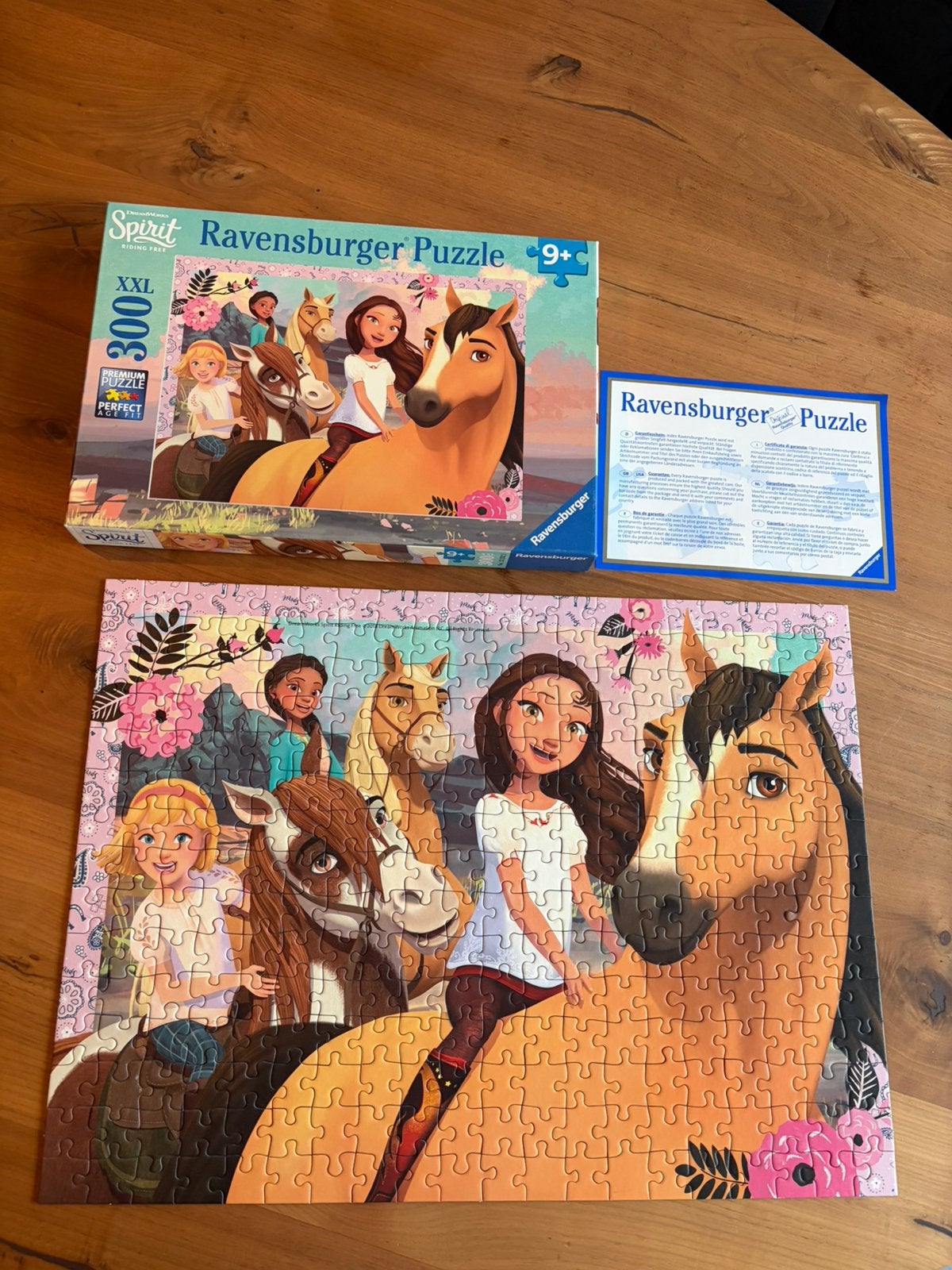 Paarden Puzzel spirit Ravensburger 300 XXL €4.50, Ophalen of Verzenden, Meer dan 50 stukjes, Zo goed als nieuw, 6 jaar of ouder