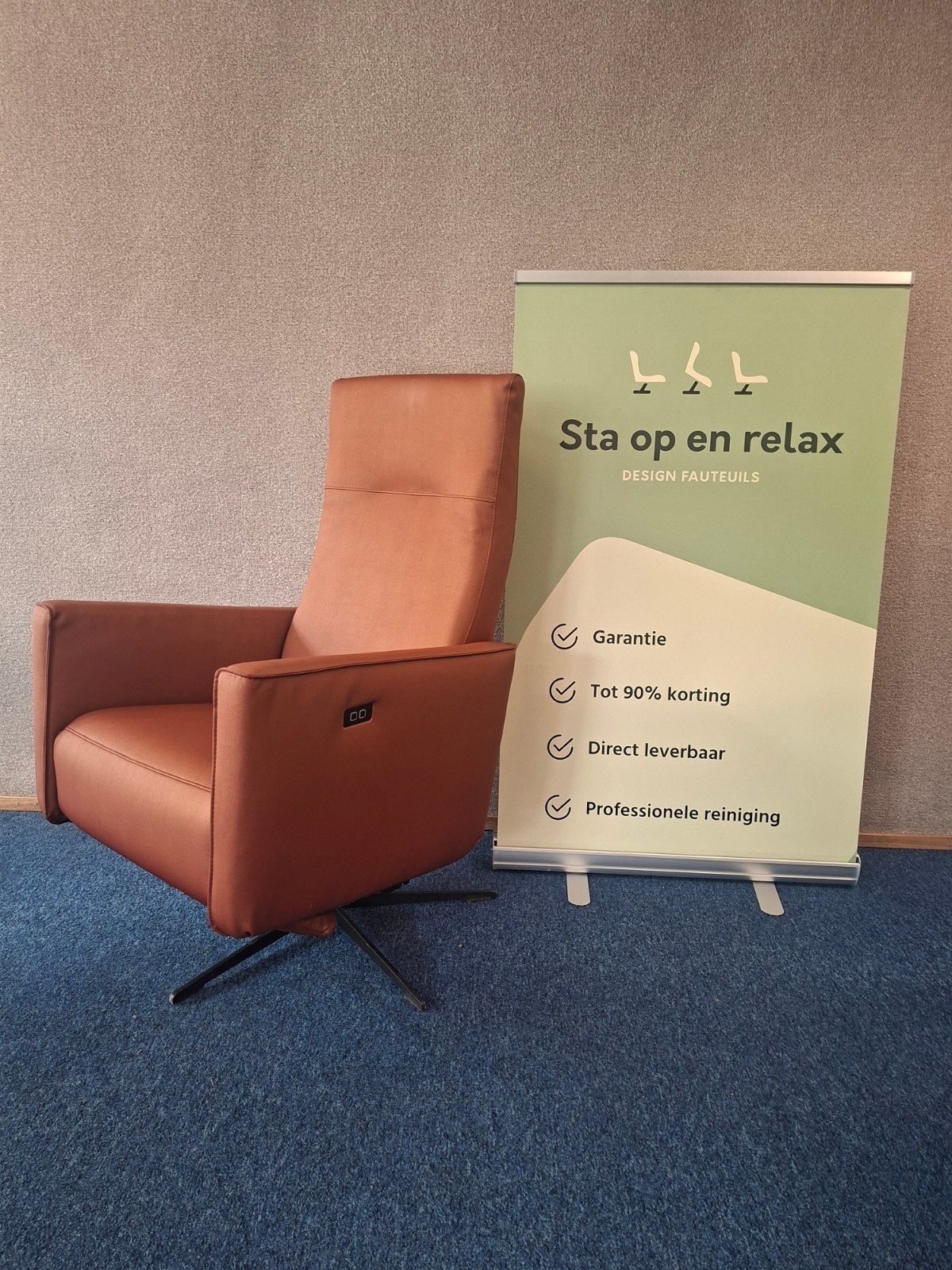 sta op relax fauteuil de toekomst  extra luxe op accu 🔋, Hoofdstraat 60 Schijndel, Ophalen of Verzenden, Zo goed als nieuw, Staopenrelax@gmail.com