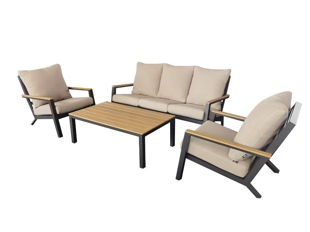 Chester loungeset | 5-persoons, Tuin en Terras, Tuinsets en Loungesets, Ophalen, 5 zitplaatsen, Bank, Loungeset