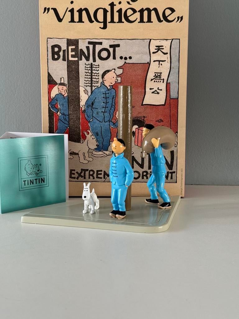 Kuifje in het Verre Oosten Pixi Moulinsart, Verzamelen, Ophalen of Verzenden, Kuifje, Zo goed als nieuw, Beeldje of Figuurtje
