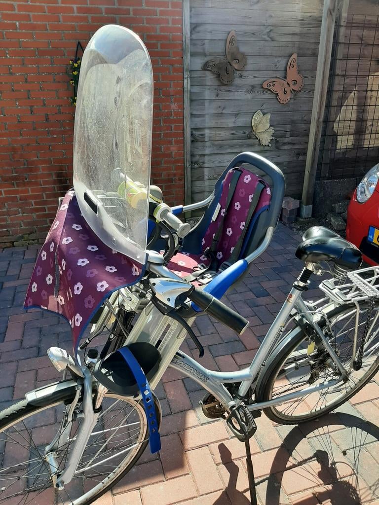 Fietsstoeltje voor aan het stuur inclusief stuurpen bevestig, Ophalen of Verzenden, 2 zitjes, Overige merken