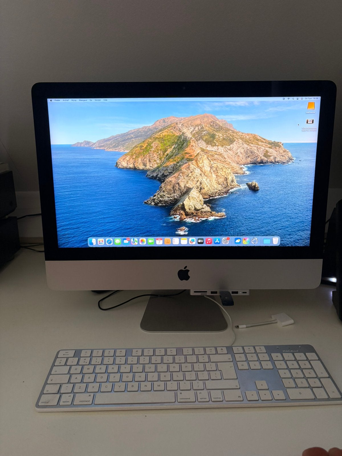 iMac 21.5-inch (2017) - 32GB RAM, 1TB opslag, incl. HUB, 32 GB, SSD, IMac, Ophalen of Verzenden