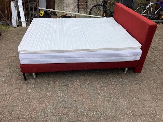 boxspring, Ophalen, Tweepersoons, Zo goed als nieuw, 200 cm