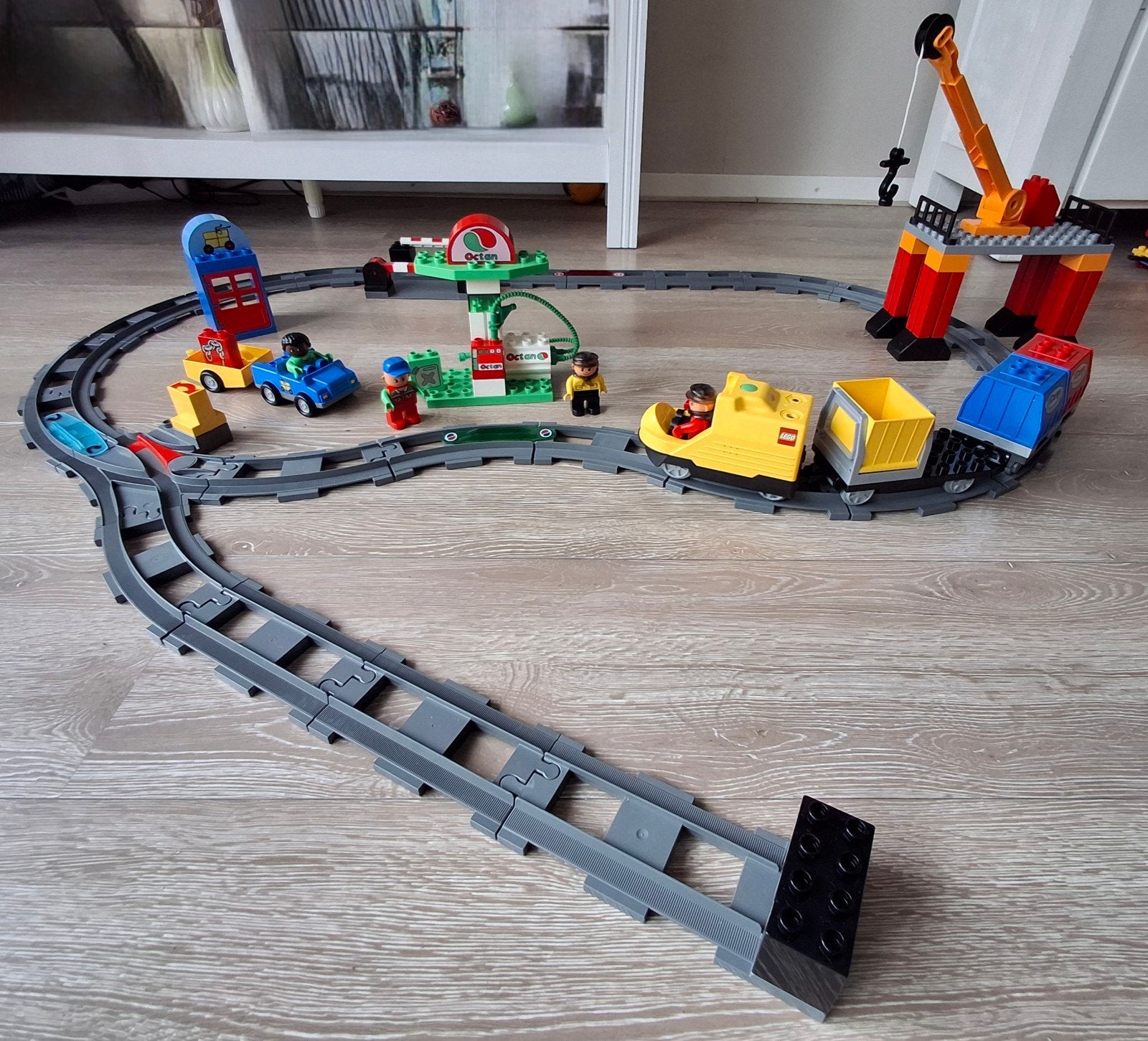 goed werkende intelli trein set 3325, Ophalen of Verzenden, Zo goed als nieuw, Duplo