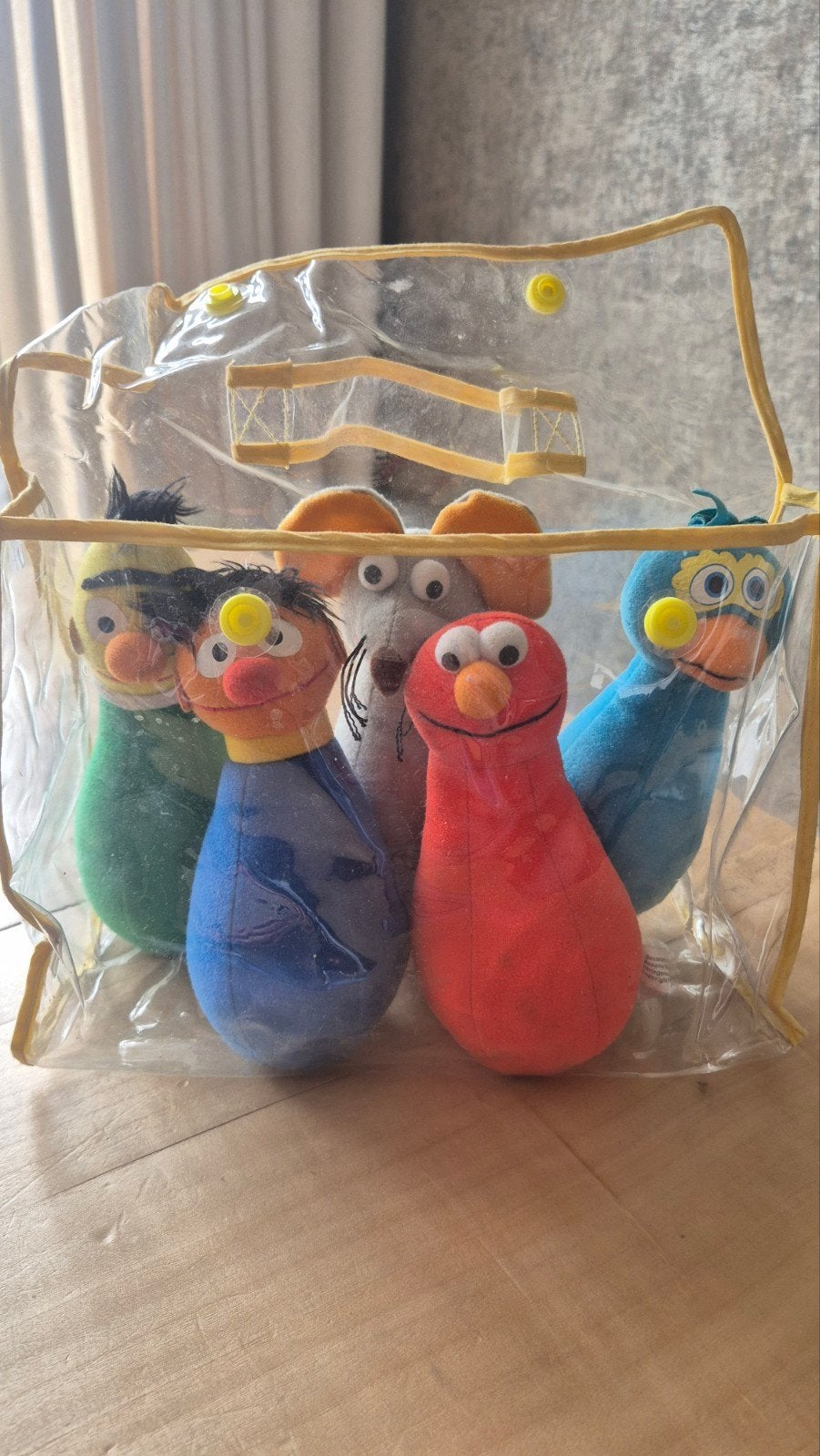 Sesamstraat Bowling Set - Elmo, Bert, Ernie en vrienden, Ophalen of Verzenden