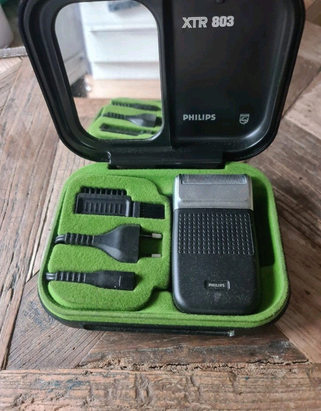 Nieuw retro Philips XTR 803 Scheerapparaat in Reisetui, Ophalen of Verzenden, Nieuw