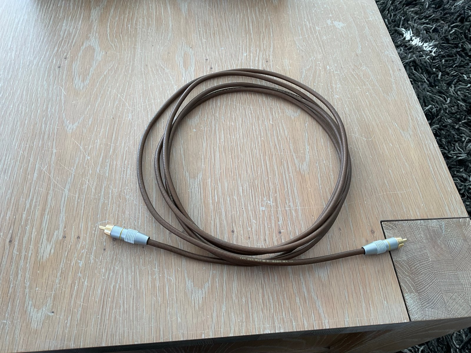 Van den Hul M.C. D300 MK III. 3 meter beschikbaar€ 75,00, Ophalen of Verzenden, Zo goed als nieuw, 2 tot 5 meter, Interlink-kabel