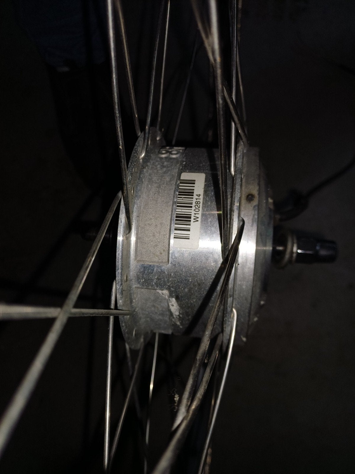 voorwiel met motor RIH omega 2, Ophalen, Motor