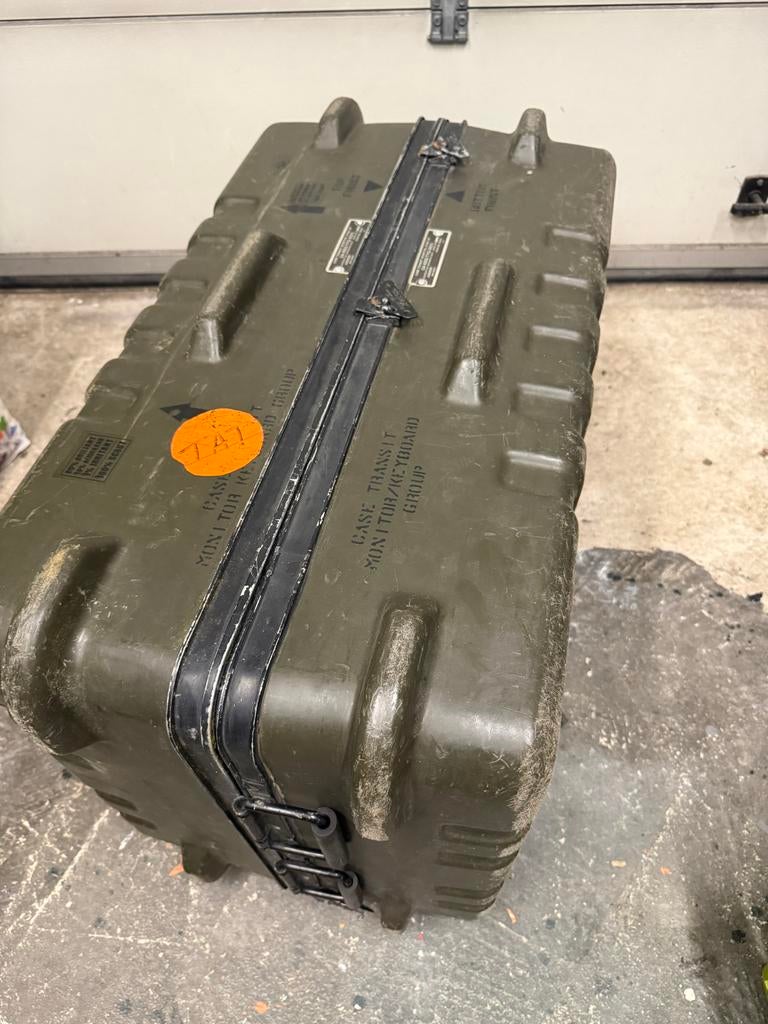 Robuuste militaire transportkist 80x50x40, Ophalen, Overige soorten, Amerika, Kist of Geocache