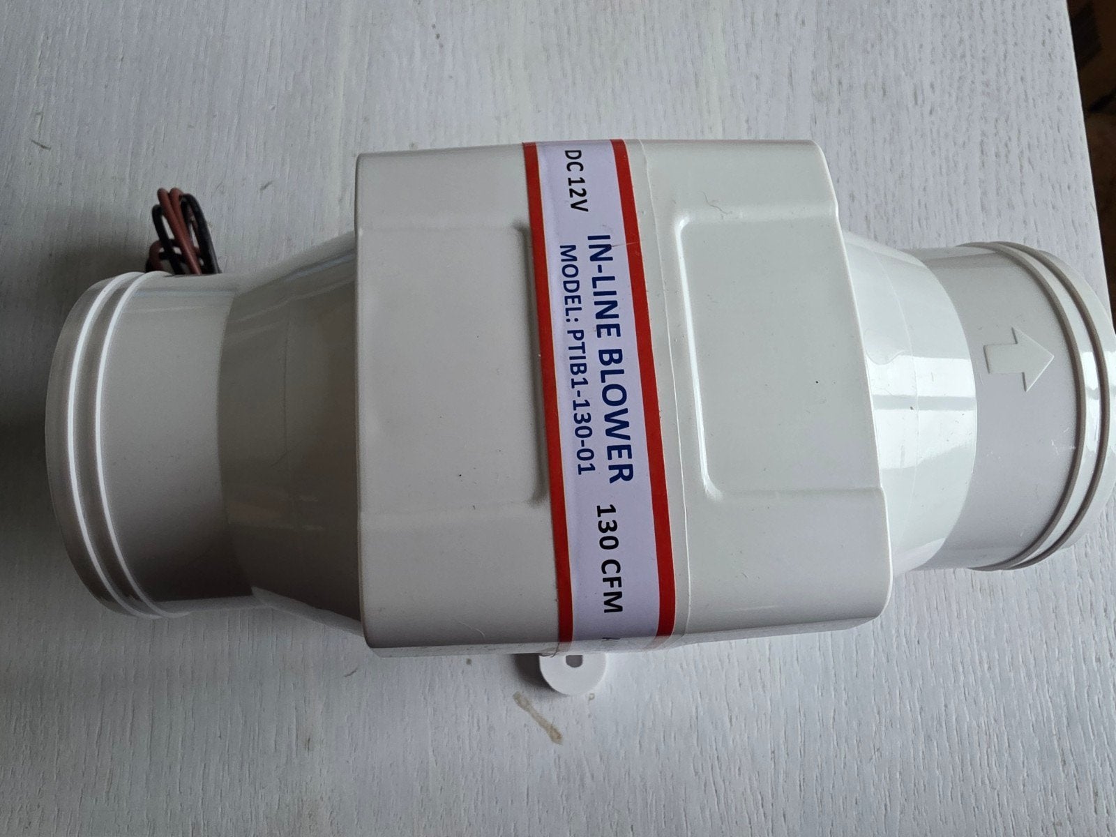 DC 12V In-Line Blower - Ventilator 130 CFM, Ophalen of Verzenden, Nieuw, Ventilator