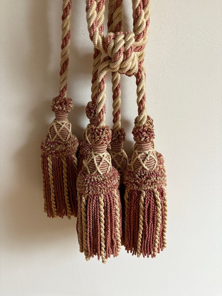 HoulèsParis luxe gordijnembrasses met kwasten, 3 stuks nieuw, Ophalen of Verzenden, Goud, Textiel, Klassiek