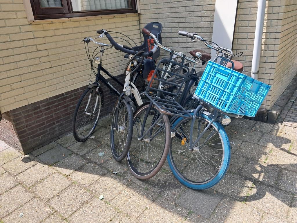 4 opknappers: Sparta, Batavus, Vogue, Cumberland fietsen, Ophalen, Gebruikt, Sparta