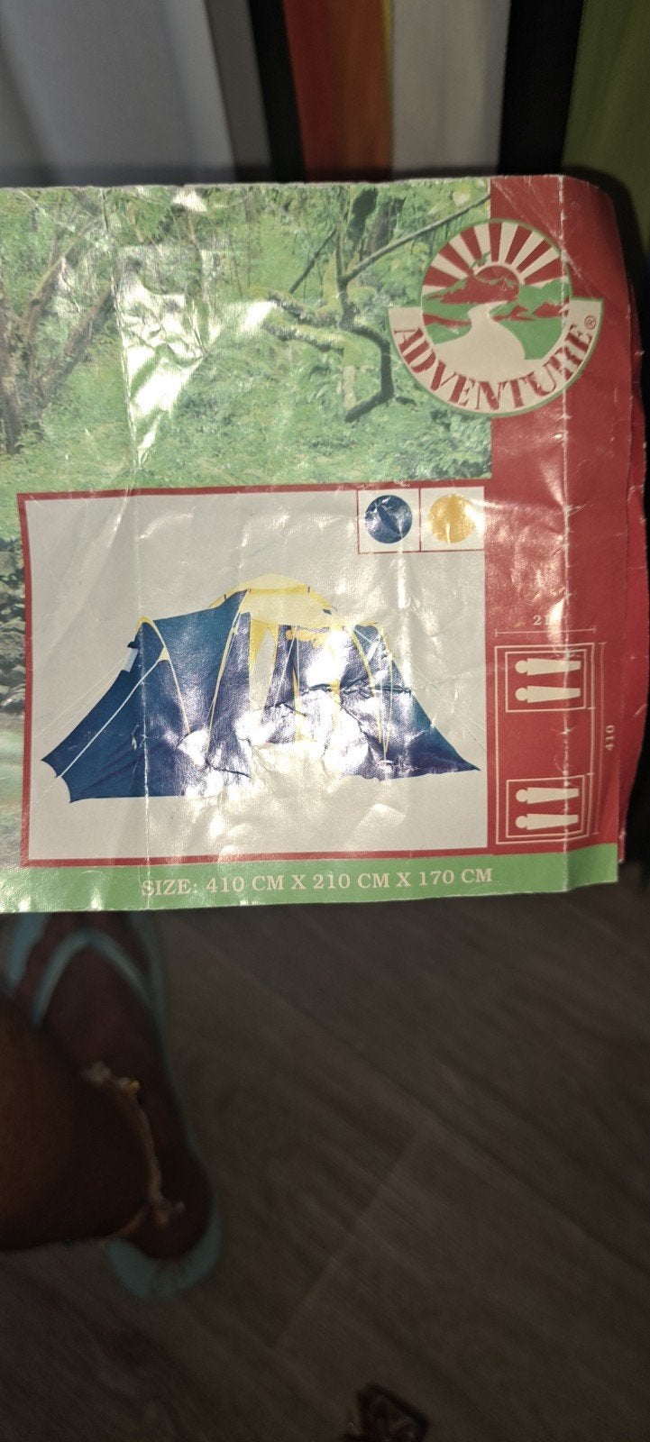 Adventure Tent - Ruime Koepeltent voor 4 Personen, Caravans en Kamperen, Ophalen of Verzenden