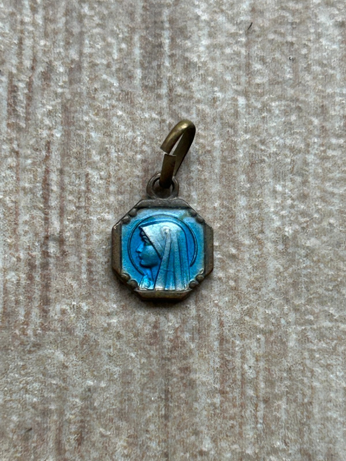 Vintage Maria Hanger - Blauw Emaille, Ophalen of Verzenden, Overige materialen, Hanger