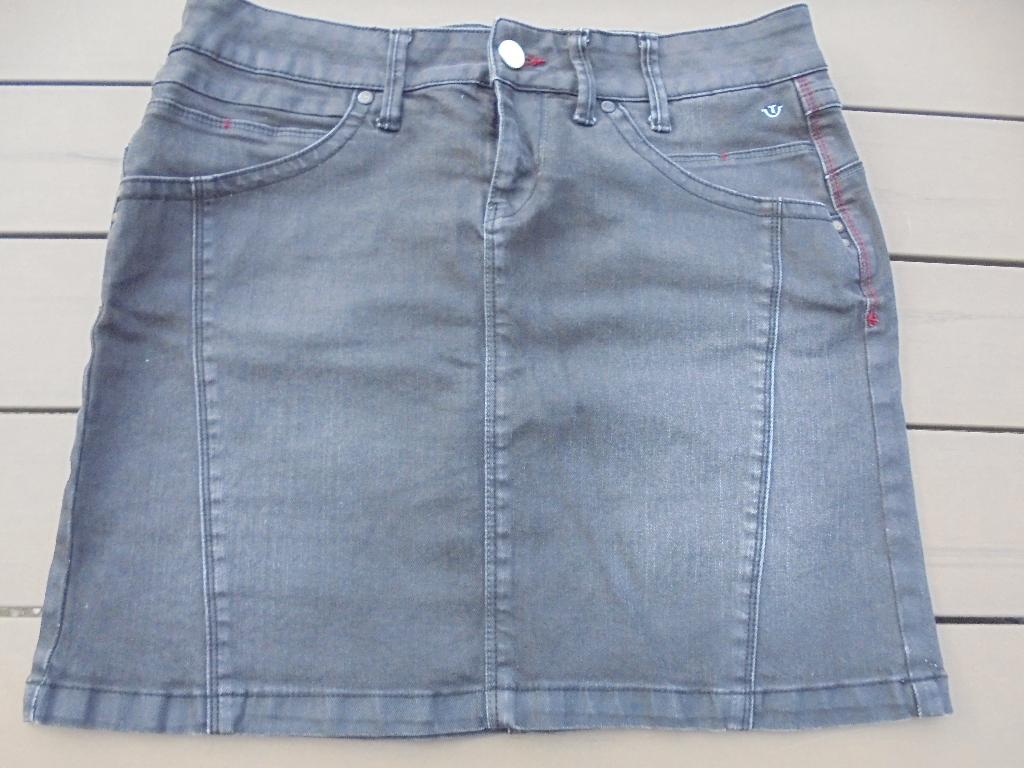 Zwarte spijkerrok, Kleding | Dames, Rokken, Maat 38/40 (M), Zwart, Ophalen of Verzenden, Zo goed als nieuw