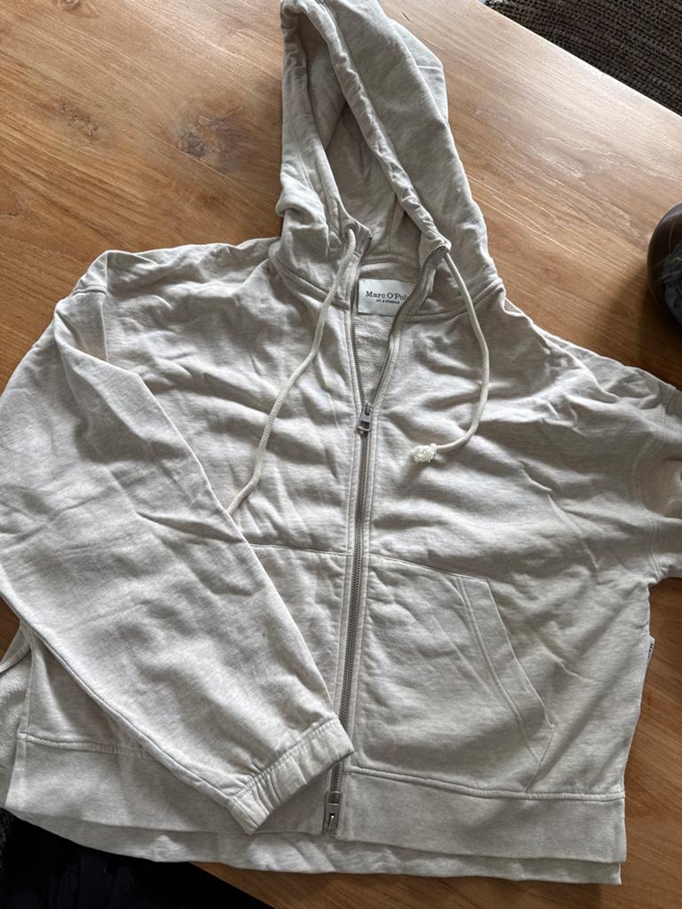 Gratis af te halen: Marc O'Polo hoodie, 1x gedragen, Ophalen, Zo goed als nieuw, Maat 42/44 (L), Beige