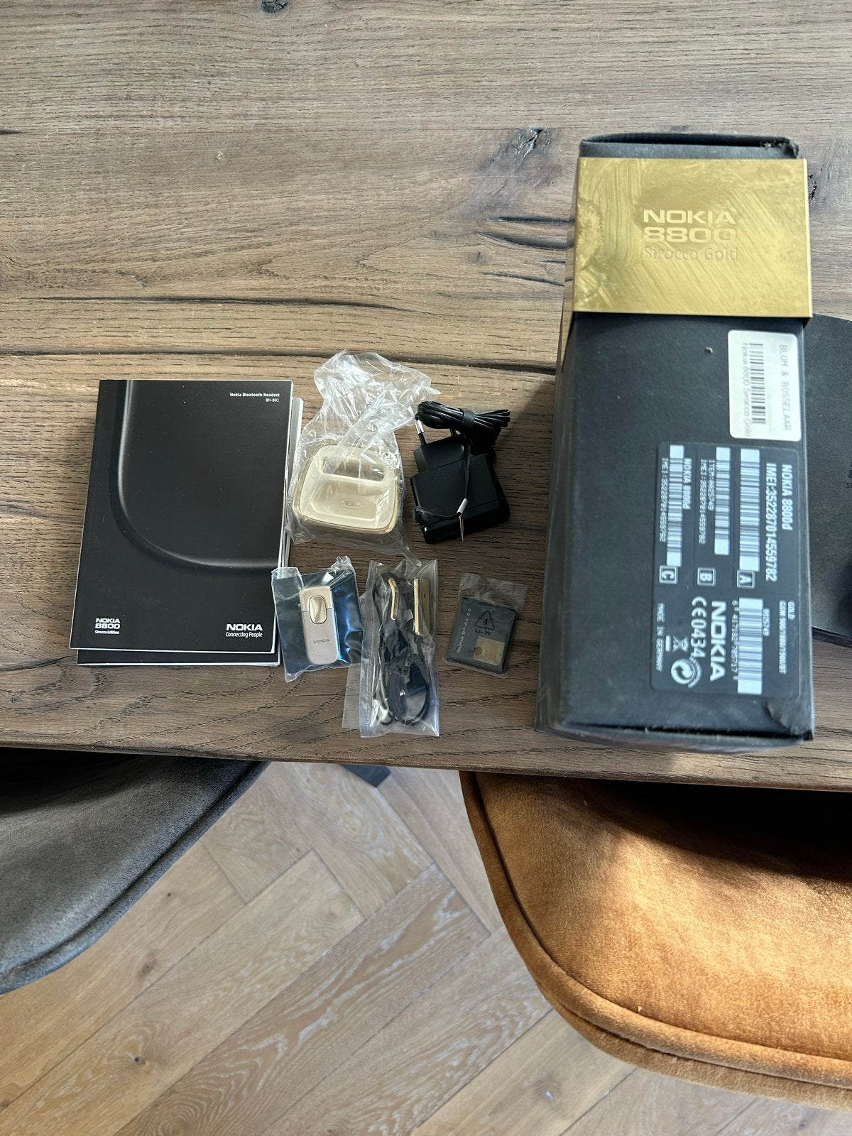 Nokia 8800 Sirocco Gold - accessoires, Schuifmodel, Nieuw, Ophalen of Verzenden, Minder dan 3 megapixel