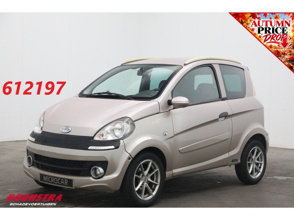 Microcar M.GO SXI DCI Leder Bluetooth LMV (bj 2011), Boonstra Schadevoertuigen, Sales@boonstraschadevoertuigen.nl, Dopplerlaan 4
9207HC  DRACHTEN, NL