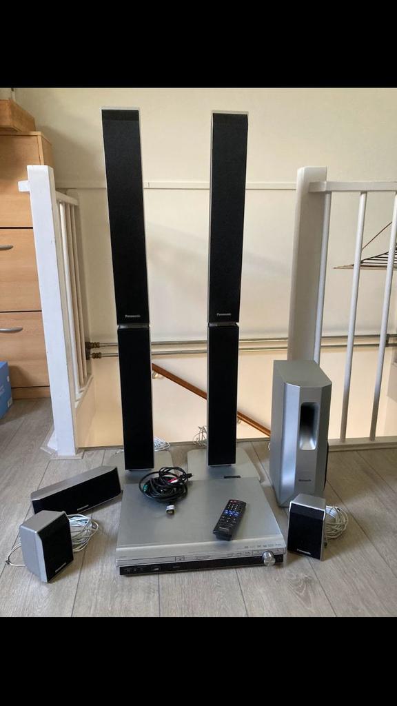 Panasonic home cinama set, Ophalen, Panasonic, 70 watt of meer, Zo goed als nieuw