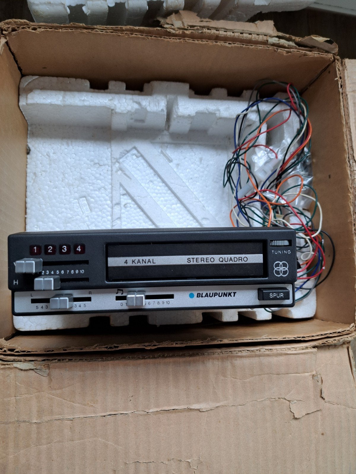 Blaupunkt ACR 845 Stereo Quadro 8 Track speler met 4 speaker, Ophalen of Verzenden, Nieuw