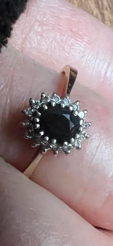 Gouden Lady Di ring, Sieraden, Tassen en Uiterlijk, Ringen, Ophalen of Verzenden, Zo goed als nieuw, 17 tot 18, Dame