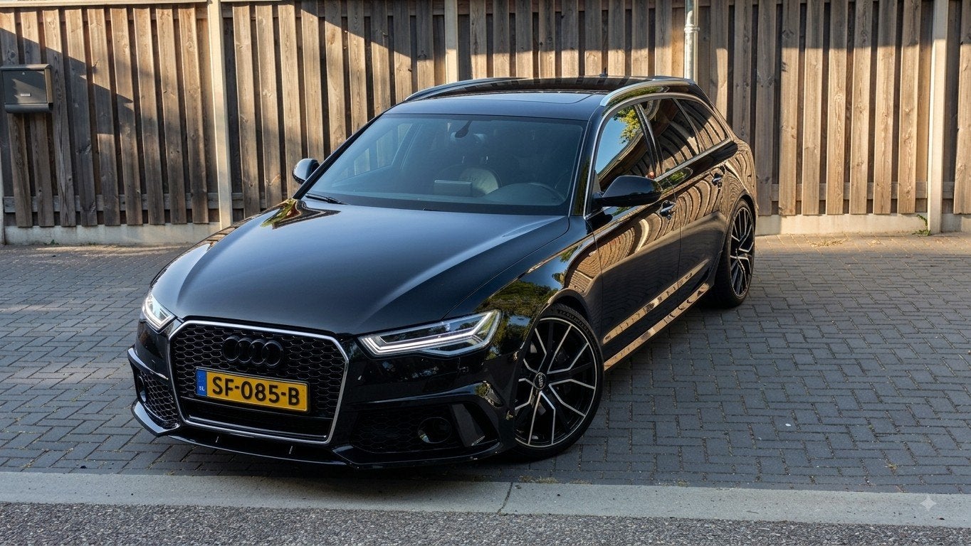 Audi A6 3.0 Bi-TDI Avant Quat S-tr  Keyless Carplay, Auto's, Audi, Automaat, Zwart, Stationwagon, Diesel