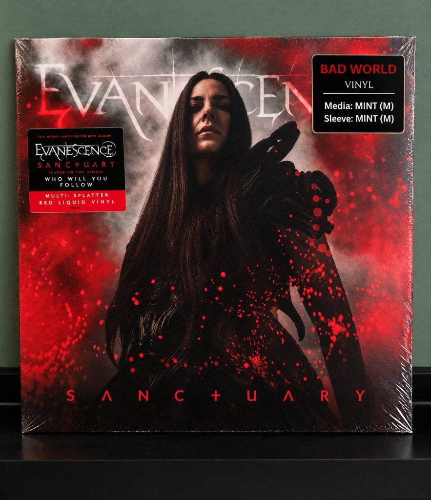 Sanctuary Evanescence Bad World Liquid Vinyl, Heavy metal, Colored vinyl, Ophalen of Verzenden, 12 inch