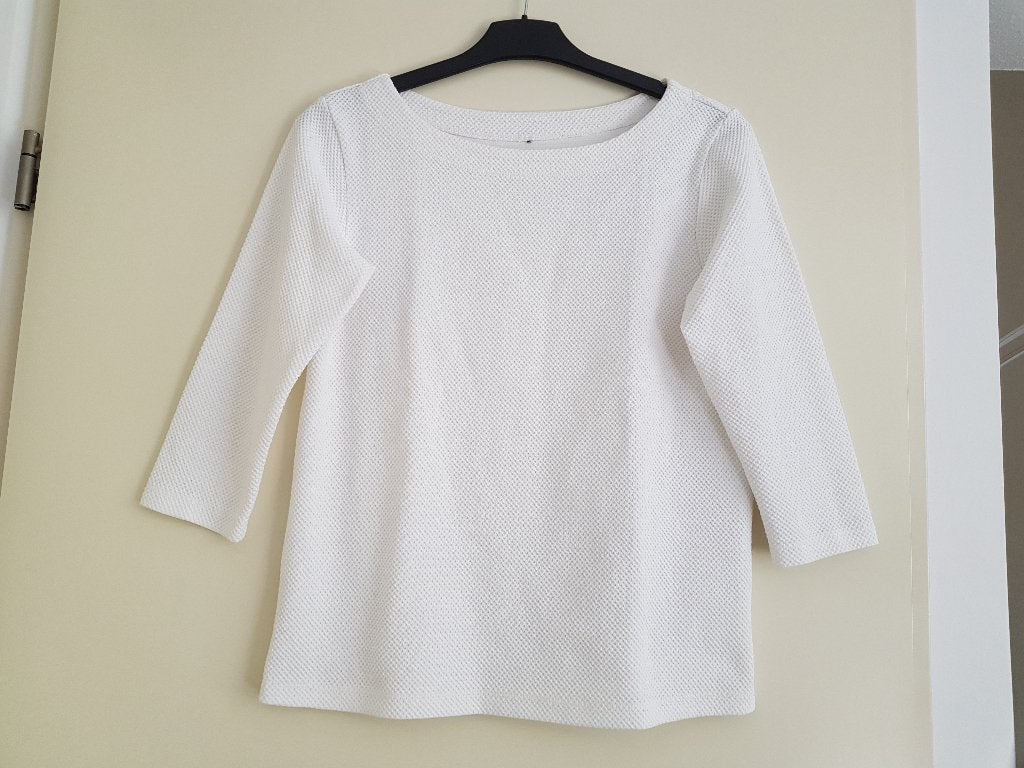 Mooi T-shirt / trui voor dames -- maat S / 36 --, Wit, Ophalen of Verzenden, Zo goed als nieuw, Lange mouw