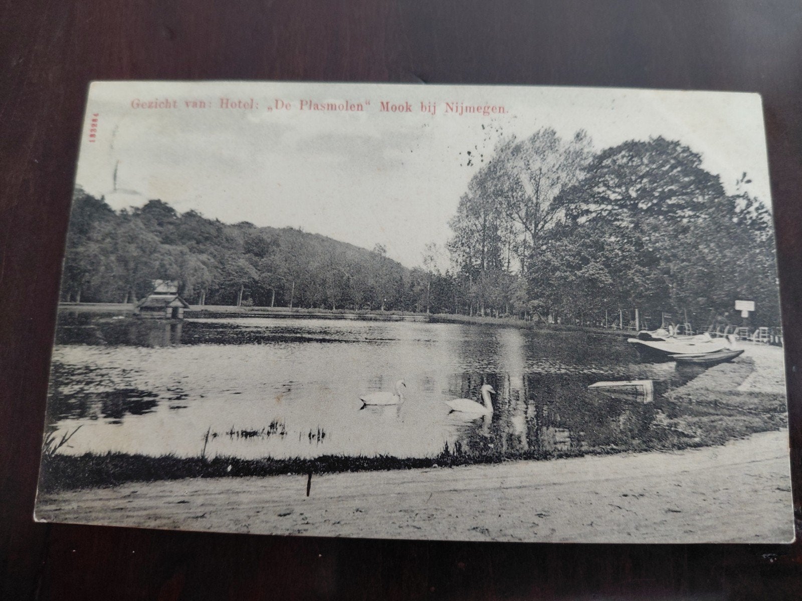 MOOK. bij Nijmegen  Gezicht van Hotel "De Plasmolen "  1908, Verzenden, Voor 1920, Gelopen, Gelderland
