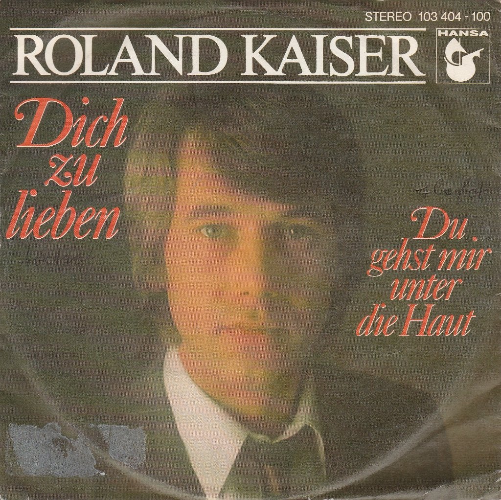 s 1392 Roland Kaiser – Dich Zu Lieben, Gebruikt, Fotohoes, Overige genres, 7 inch