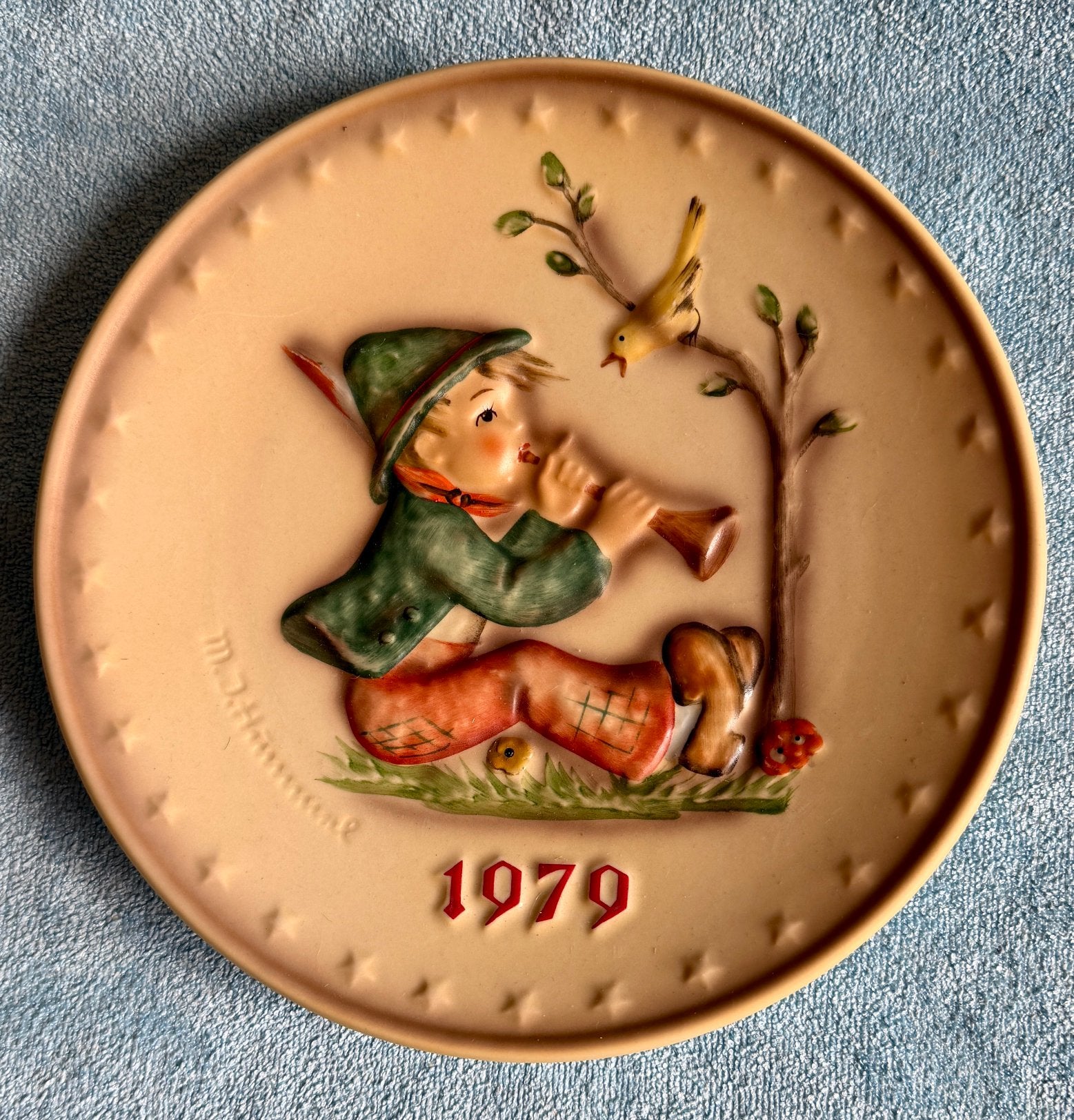 Hummel bordjes, Ophalen of Verzenden, Zo goed als nieuw, Handgemaakt, Tegeltje