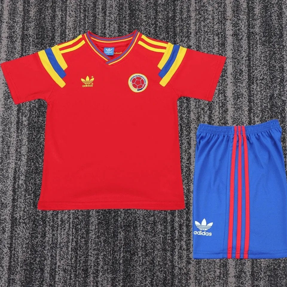 Colombia uit shirt tenue kids retro 1990 | 98 t/m 164, Verzenden, Nieuw, Shirt