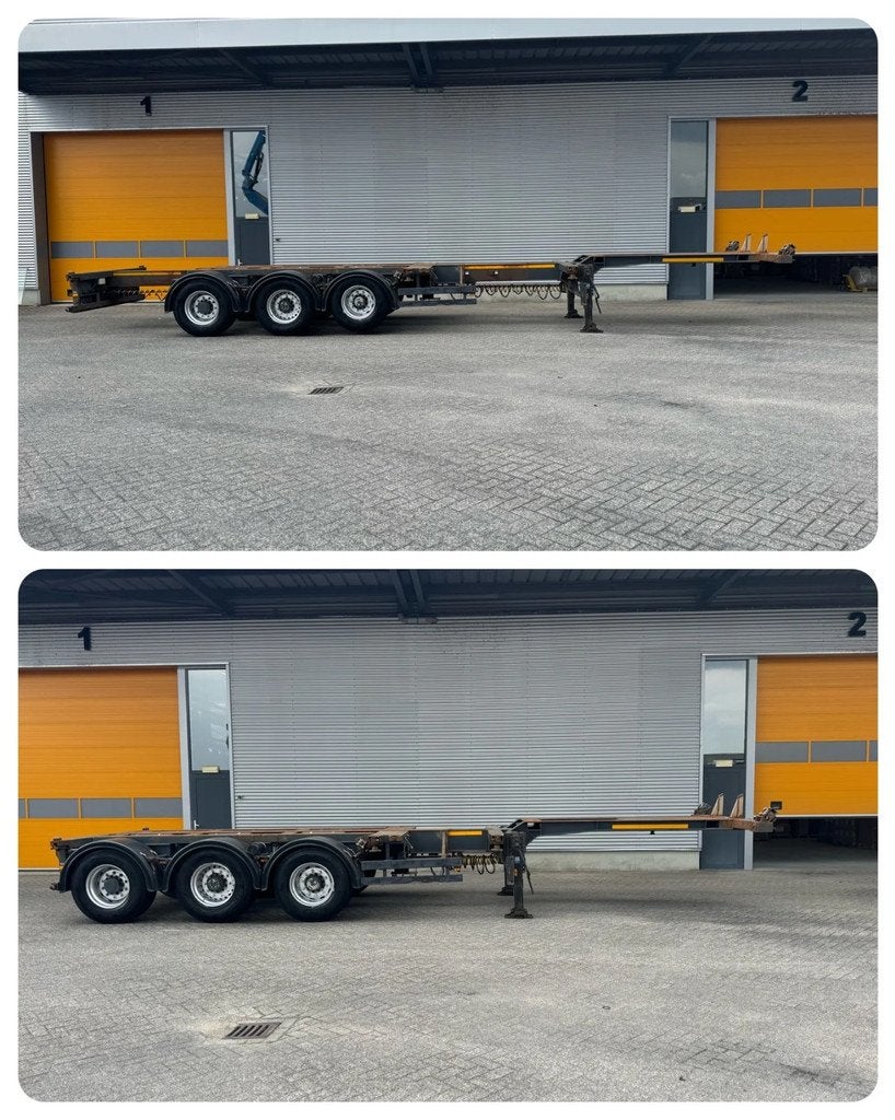 Broshuis Multi Modaal 3-Assig Container Chassis, 20 30 40 45, Overige brandstoffen, Origineel Nederlands, Bedrijf, Aanhangers en Opleggers