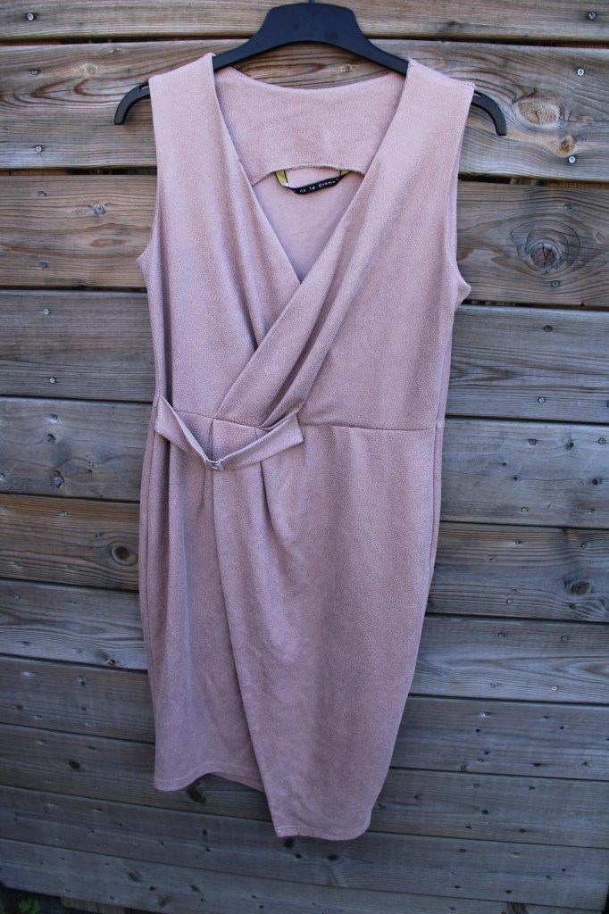 Jurk licht roze/ beige Creme de la Creme mt S Vaste prijs, Kleding | Dames, Jurken, Zo goed als nieuw, Maat 36 (S), Roze, Knielengte