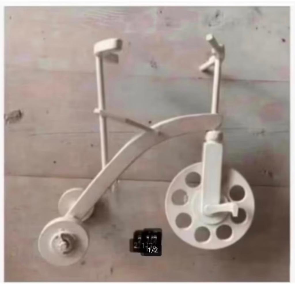 Houten fietsje, woondecoratie voor binnen buiten, Ophalen of Verzenden