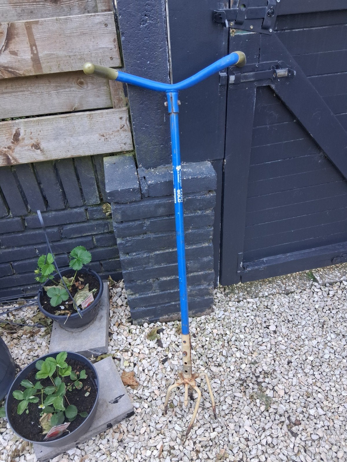 Robuuste culovator voor tuin en erf, Ophalen, Gebruikt, Grondboor, Onbekend
