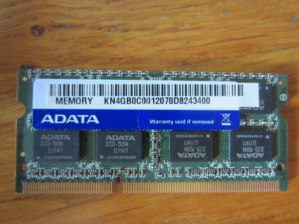 Set laptop geheugen 4 met 2 GB, Computers en Software, Gebruikt, DDR3, Ophalen of Verzenden, Laptop