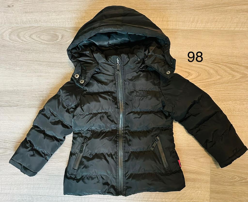 Cars winterjas zwart maat 98, Ophalen of Verzenden, Zo goed als nieuw, Meisje, Jas