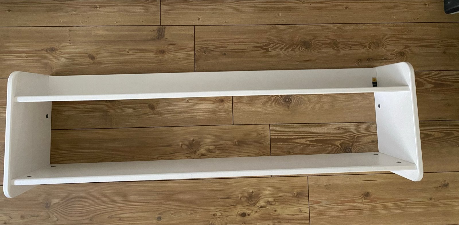 Witte wandplank met twee niveaus Small World Concepts, Ophalen of Verzenden, Zo goed als nieuw