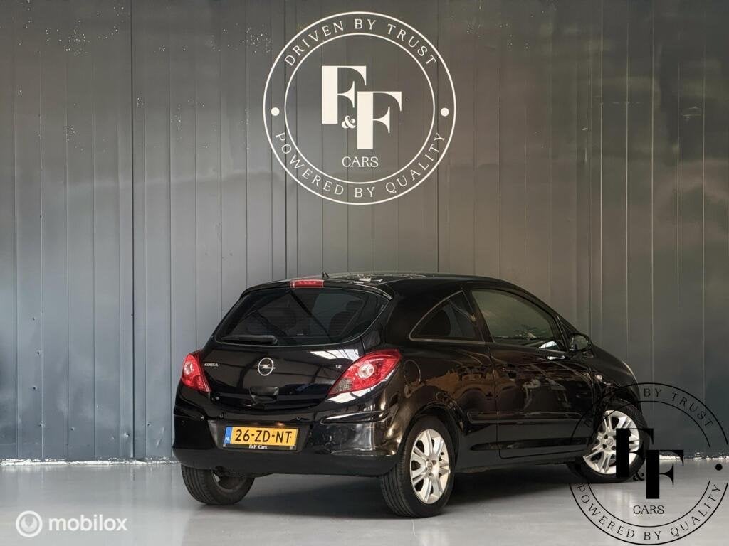 Opel Corsa 1.2-16V Sport|Automaat|Half Leder|Cruise|Airco|NA, Auto's, 450 kg, Zwart, Zwart, Origineel Nederlands