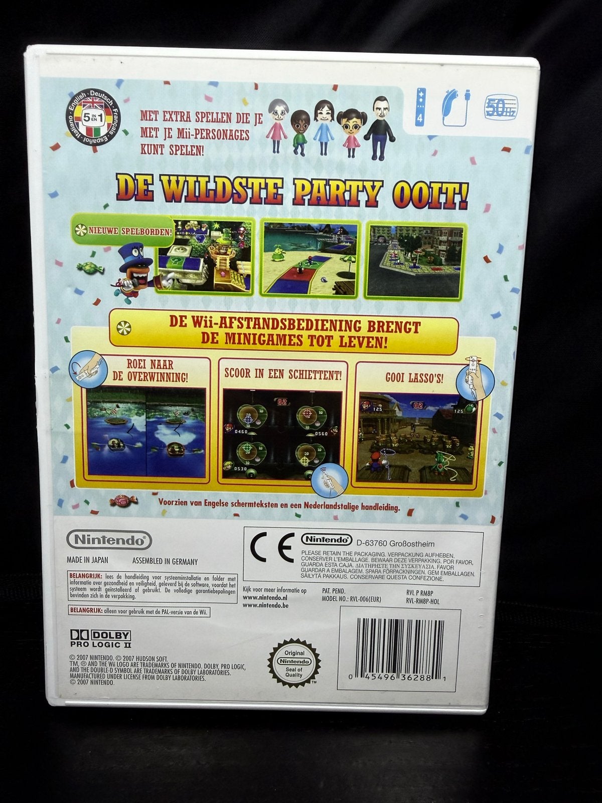 Mario Party 8 - Nintendo Wii (PAL), Spelcomputers en Games, Gebruikt, A, Overige genres, Eén computer