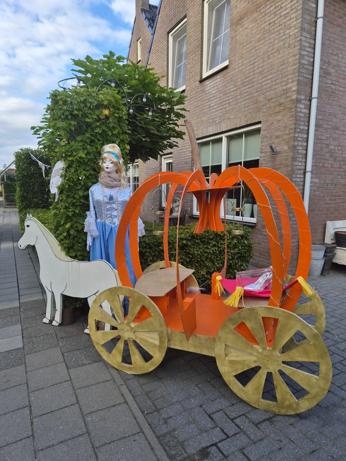 Assepoester Pompoenkoets en Pop - Feestdecoratie, Ophalen, Gebruikt, Versiering, Fantasy