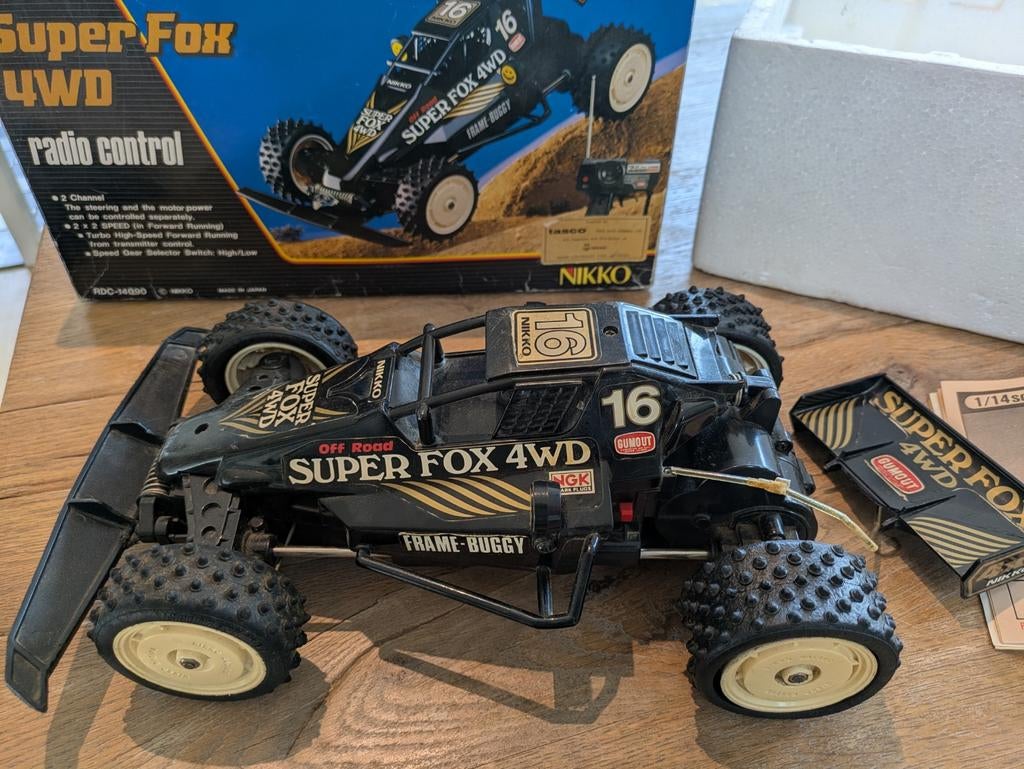 Nikko Super Fox 4WD, Ophalen of Verzenden, Groter dan 1:32, Auto, Overige merken