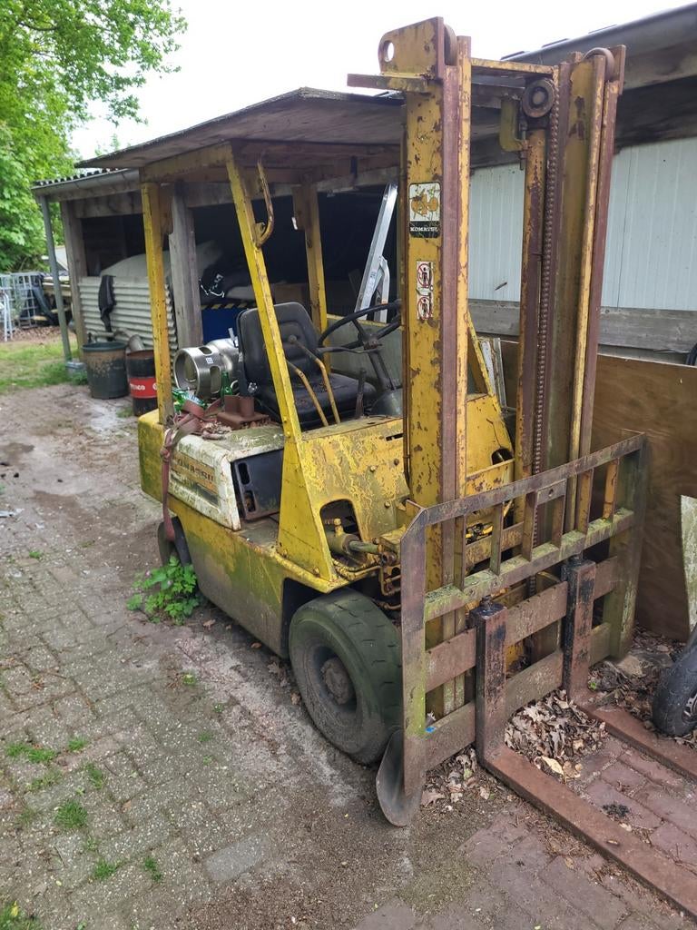 Oude Komatsu Heftruck - LPG Aandrijving, LPG, Komatsu, Heftruck, Ophalen of Verzenden