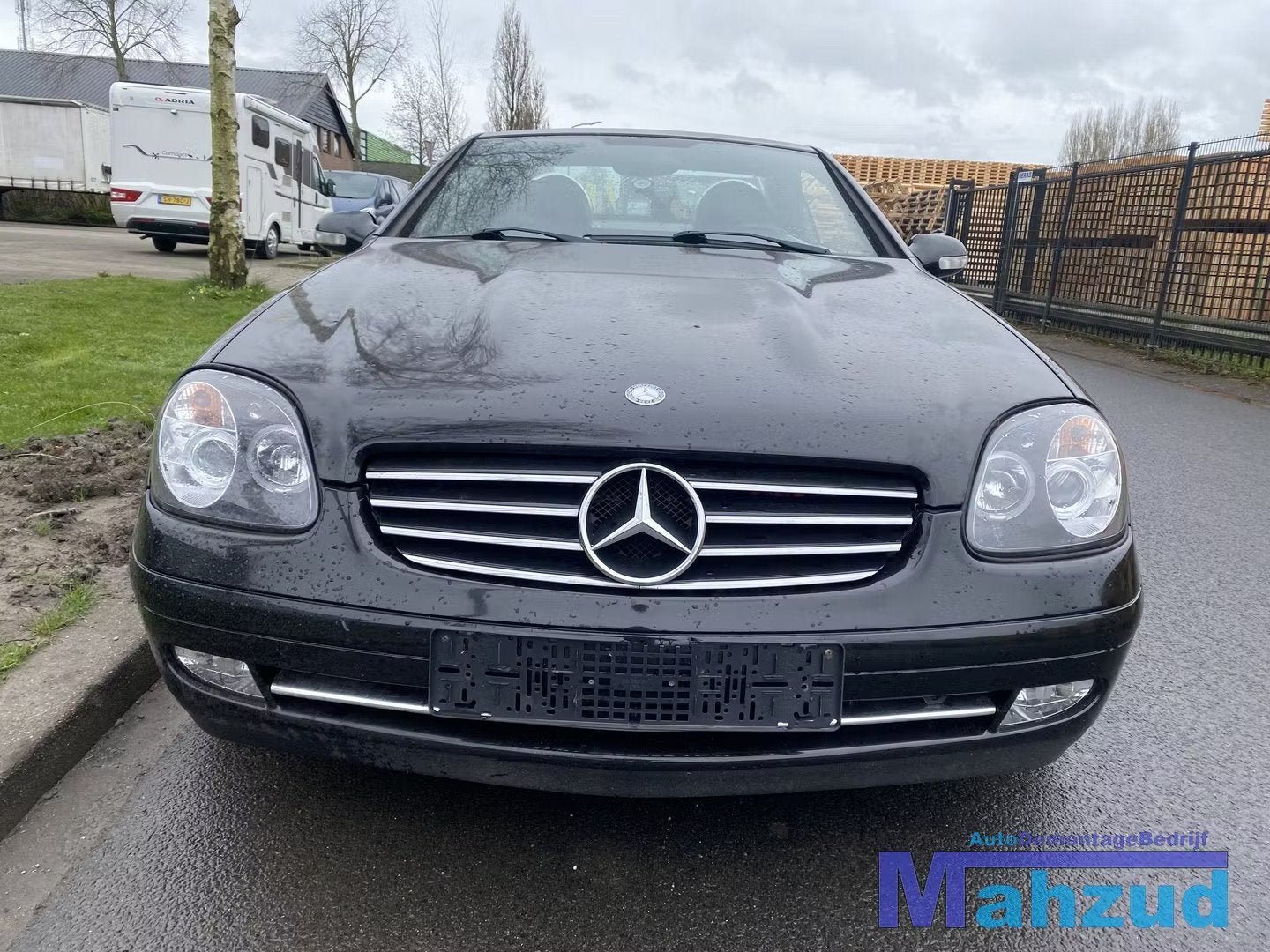 MERCEDES SLK R170 Zwart 197 Voorbumper bumper voor 1996-2004, Auto-onderdelen, Gebruikt, Mercedes-Benz AG, Voor, Mercedes-Benz