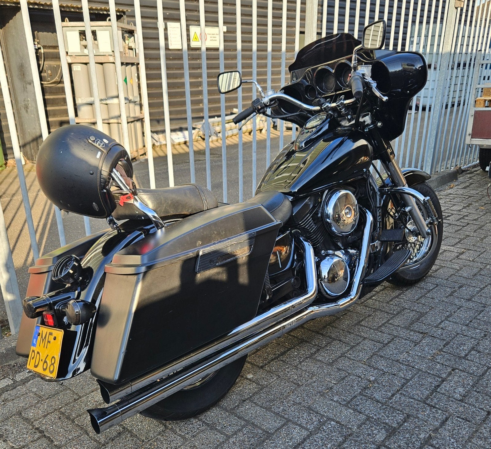 Kawasaki VN1500 classic streetglide look, Motoren, 2 cilinders, Motorrijbewijs A, Gebruikt, 1500 cc