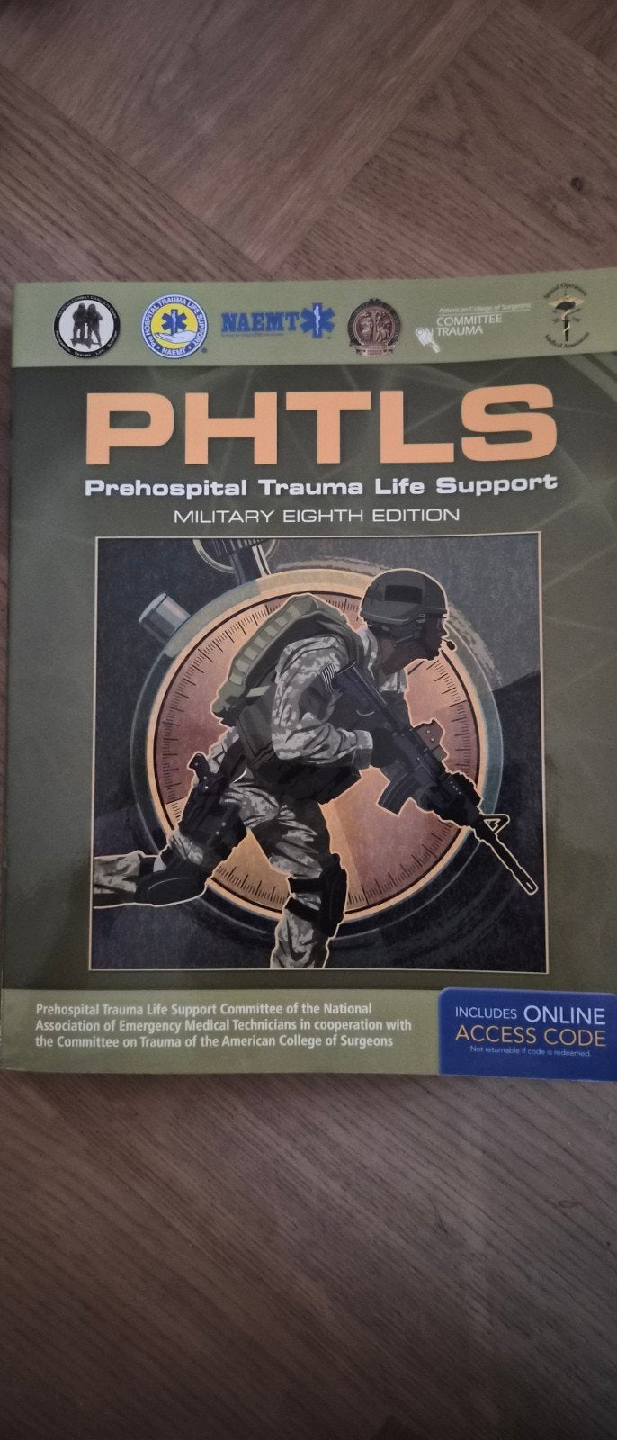 PHTLS Militair Achtste Editie -Prehospital Trauma Life Supp, Boeken, NAEMT, Zo goed als nieuw, Beta, HBO
